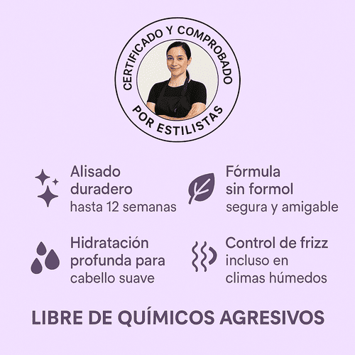 ¡ALISA TU CABELLO DESDE LA PRIMERA APLICACIÓN! (500ml)