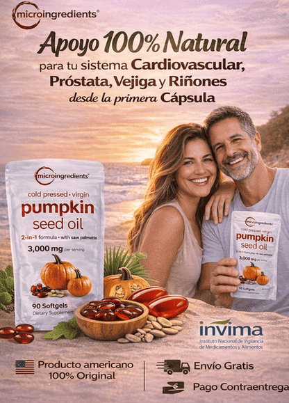 ¡RECUPERA TU SALUD CARDIOVASCULAR Y CUIDA TU PROSTATA, VEJIGA Y RIÑONES DE FORMA 100%NATURAL !