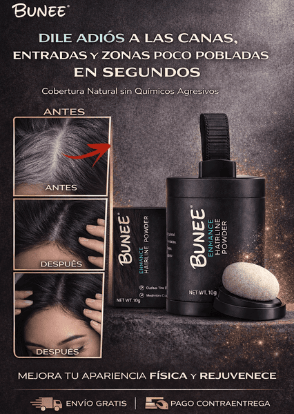 ¡DISIMULA ENTRADAS, CANAS Y HUECOS AL INSTANTE!